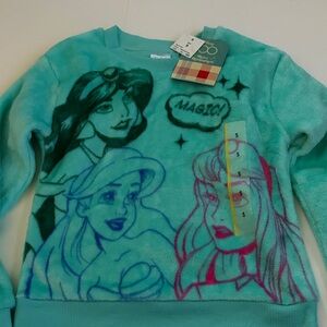 Disney Magic Teal Sweater with Princesses